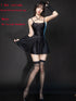 Satin Smooth Backless Pleated Micro Mini Dress for Women